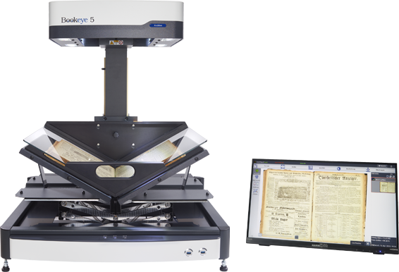 A2+ Book Scanner. The production scanner for challenging digitization projects.
