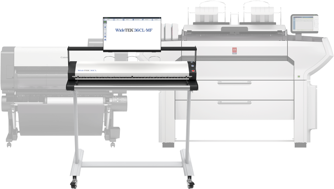 Powerful, high quality MFP system to scan, copy and archive documents with any Canon LFP Printer.